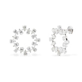 18k gold earrings with 0.26ct diamonds